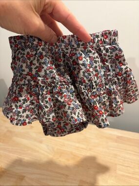 Baby Gap Floral Ruffle Skirt with Built in Bloomers- 3-6 Months